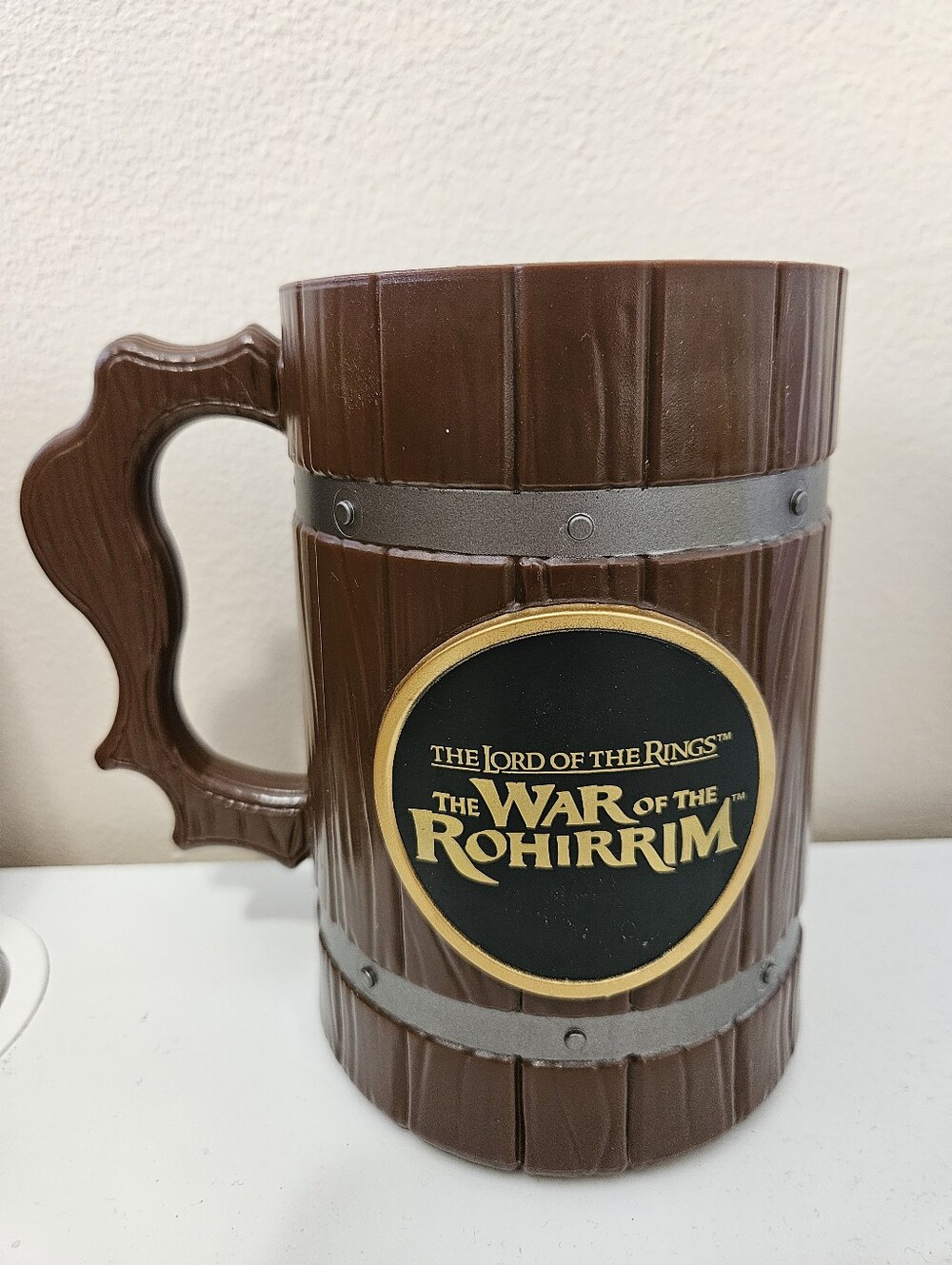 The Lord of the Rings "The War of the Rohirrim" Brown Beer Stein Mug Cup